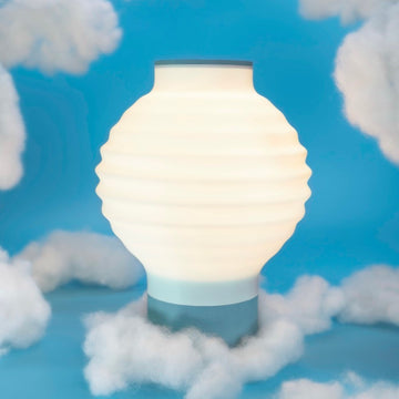 Asian Lantern Vintage Traditional Plant-Based PLA 3D Printed Dimmable LED Table Lamp - JONATHAN Y